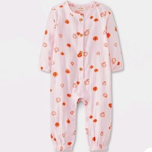 Halloween pumpkin romper